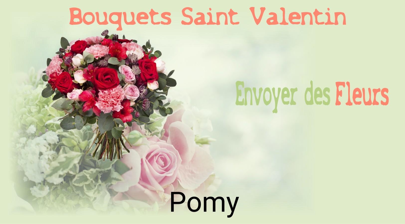 Roses de Saint-Valentin livrées à Pomy